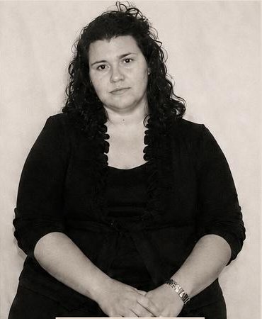 Ana antes de la cirugía, con 120 kilos